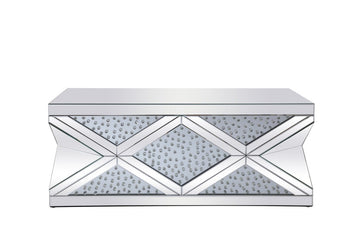 Elegant Lighting Coffee Table from the Modern collection in Clear Mirror finish