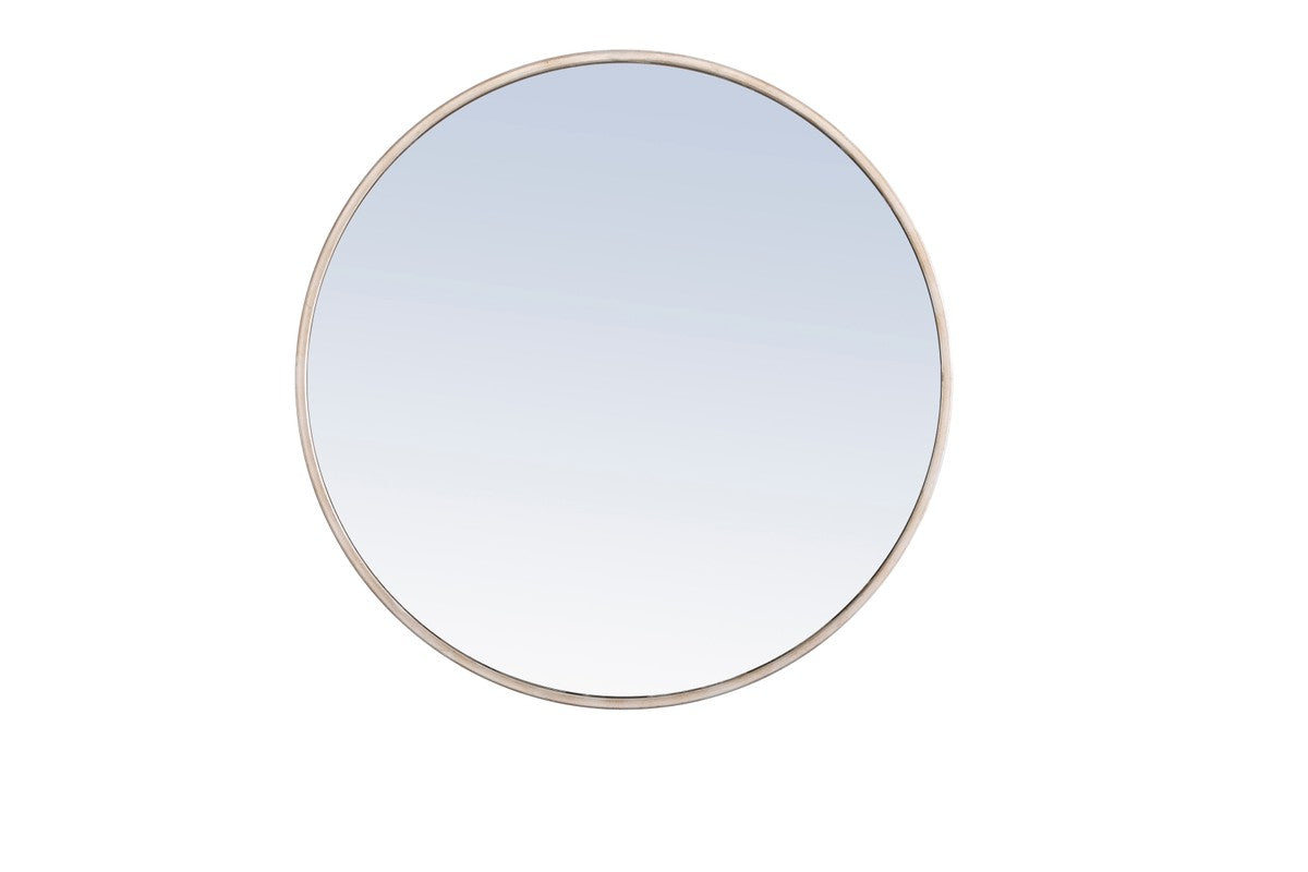 Elegant Lighting Mirror from the Eternity collection in Silver finish