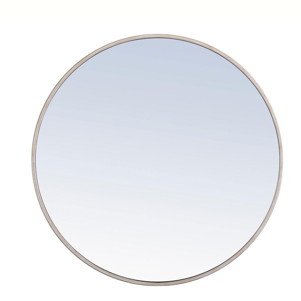 Elegant Lighting Mirror from the Eternity collection in Silver finish