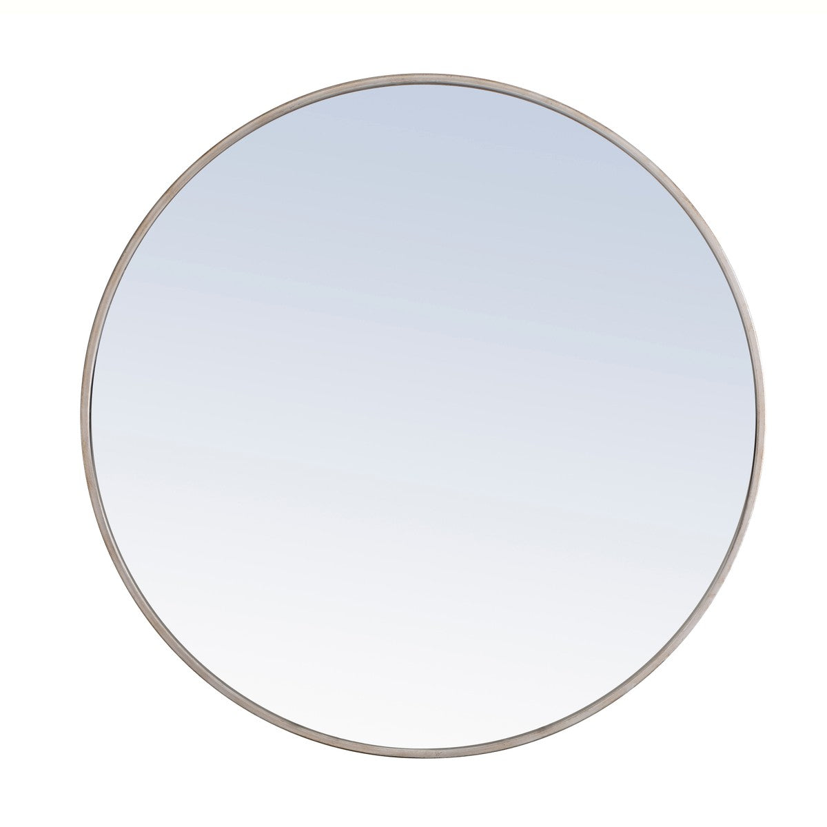 Elegant Lighting Mirror from the Eternity collection in Silver finish