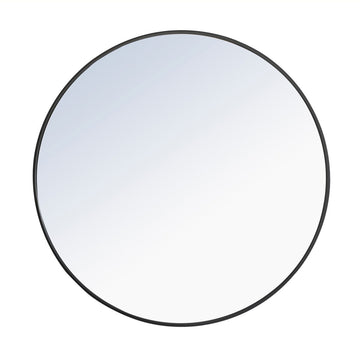 Elegant Lighting Mirror from the Eternity collection in Black finish