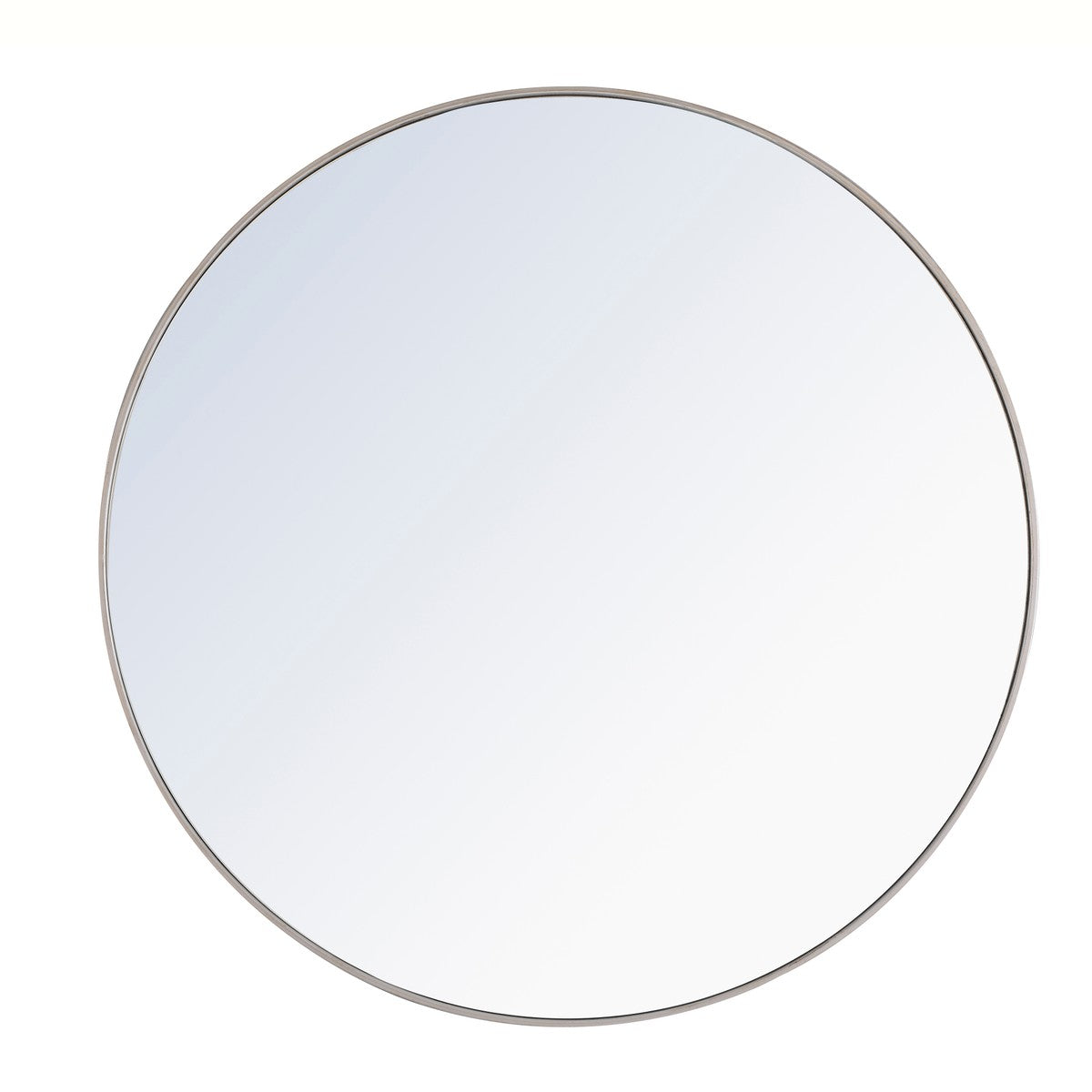 Elegant Lighting Mirror from the Eternity collection in Silver finish