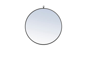 Elegant Lighting Mirror from the Rowan collection in Black finish