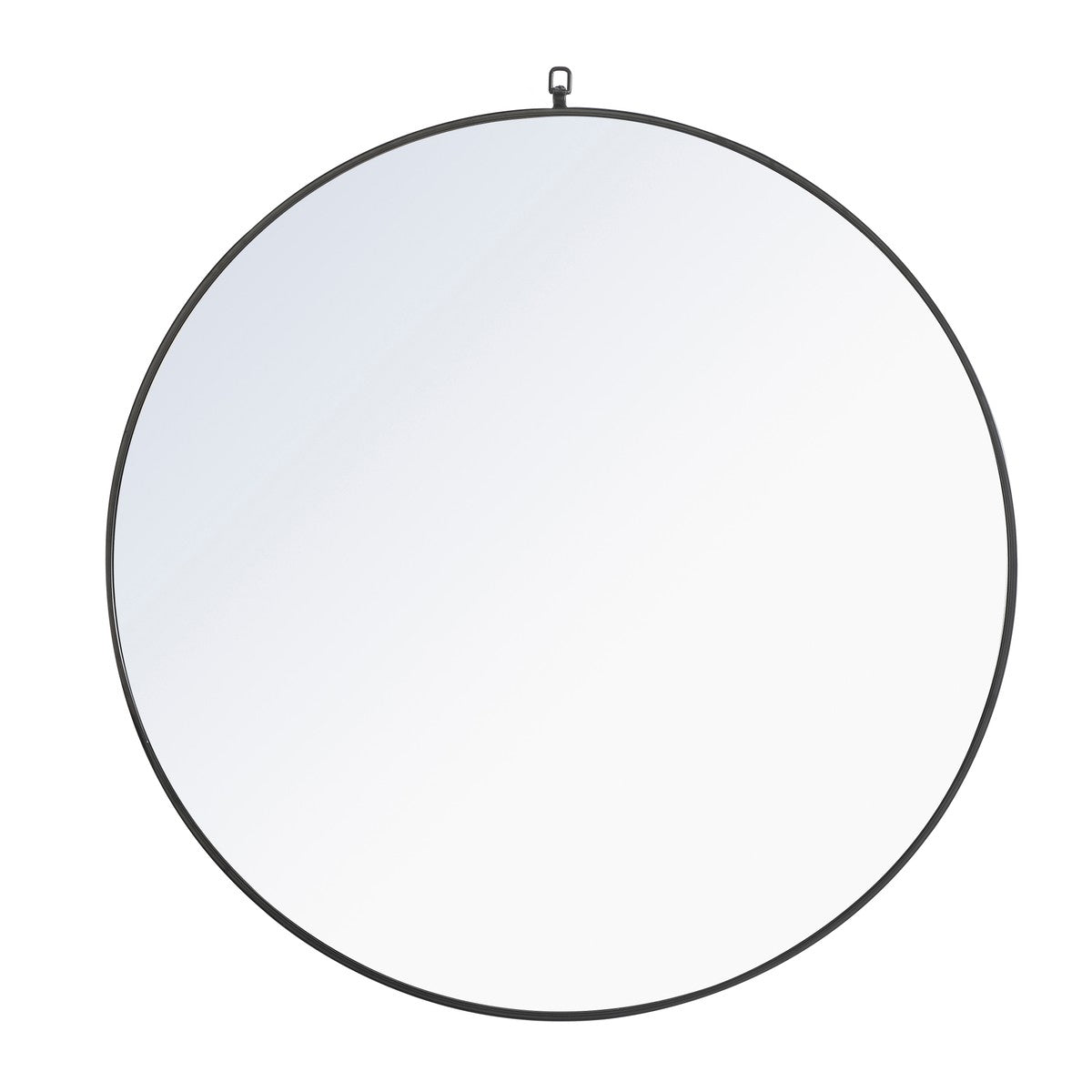 Elegant Lighting Mirror from the Rowan collection in Black finish