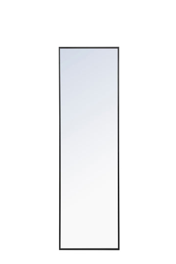 Elegant Lighting Mirror from the Monet collection in Black finish