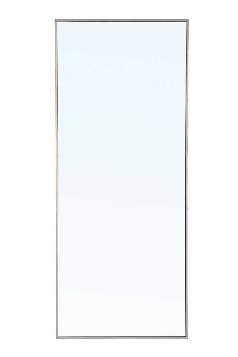 Elegant Lighting Mirror from the Monet collection in Silver finish