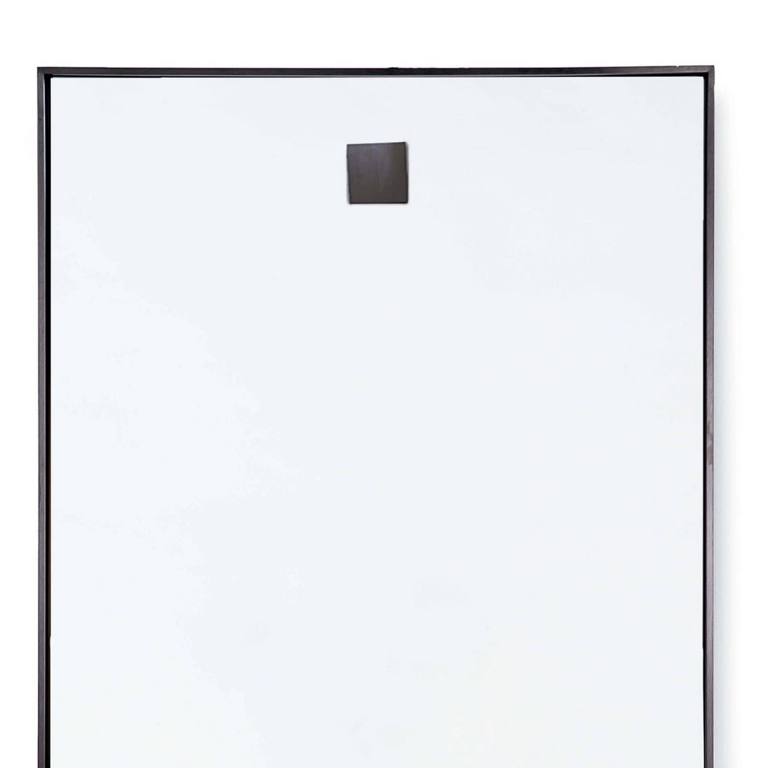 Regina Andrew Mirror from the Hanging collection in Blackened Steel finish