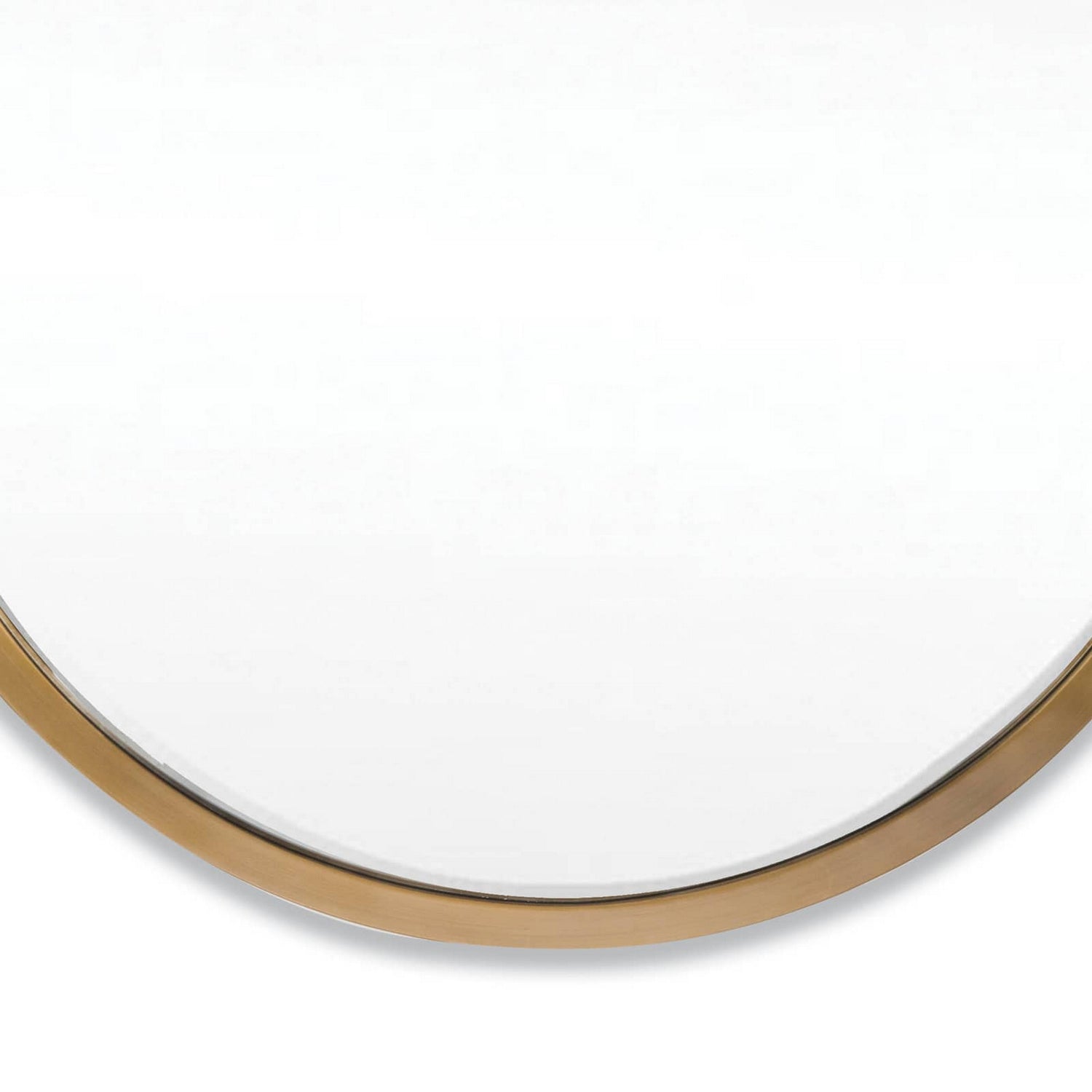 Regina Andrew Mirror from the Canal collection in Natural Brass finish