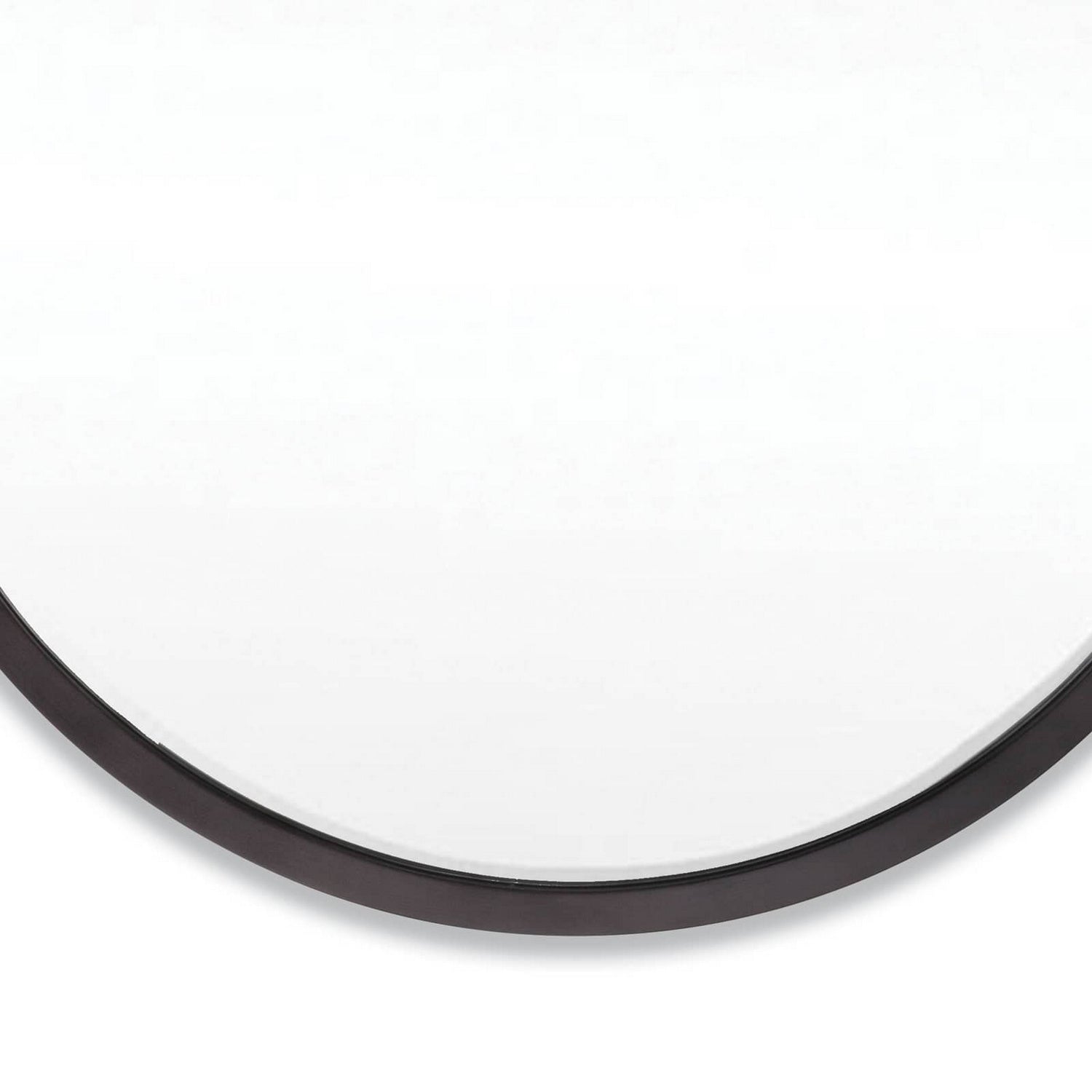 Regina Andrew Mirror from the Canal collection in Blackened Steel finish