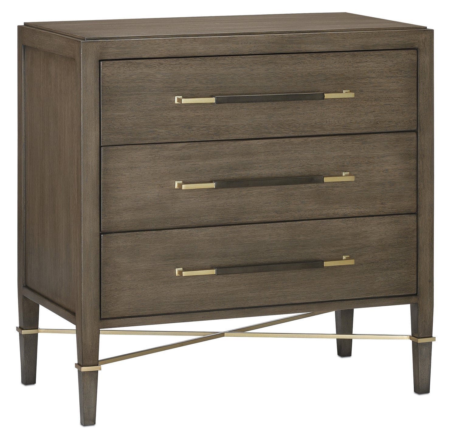 Currey and Company Chest from the Verona Collection collection in Chanterelle/Coffee/Champagne finish