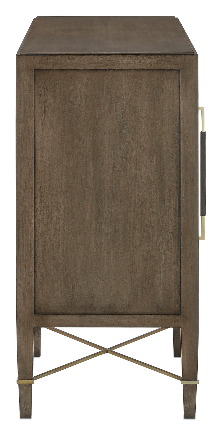 Currey and Company Sideboard from the Verona Collection collection in Chanterelle/Coffee/Champagne finish