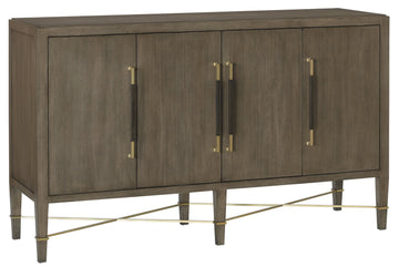 Currey and Company Sideboard from the Verona Collection collection in Chanterelle/Coffee/Champagne finish