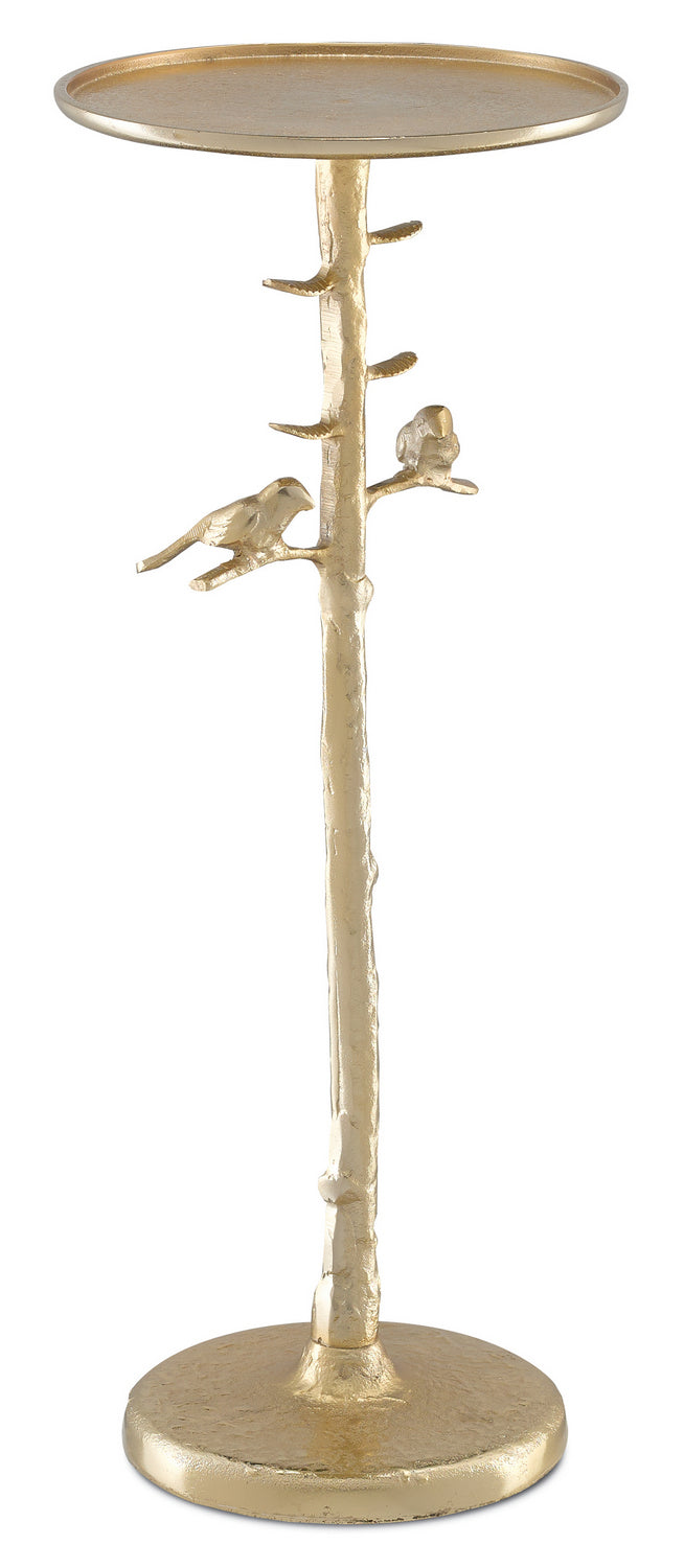 Currey and Company Drinks Table from the Piaf Collection collection in Gold finish