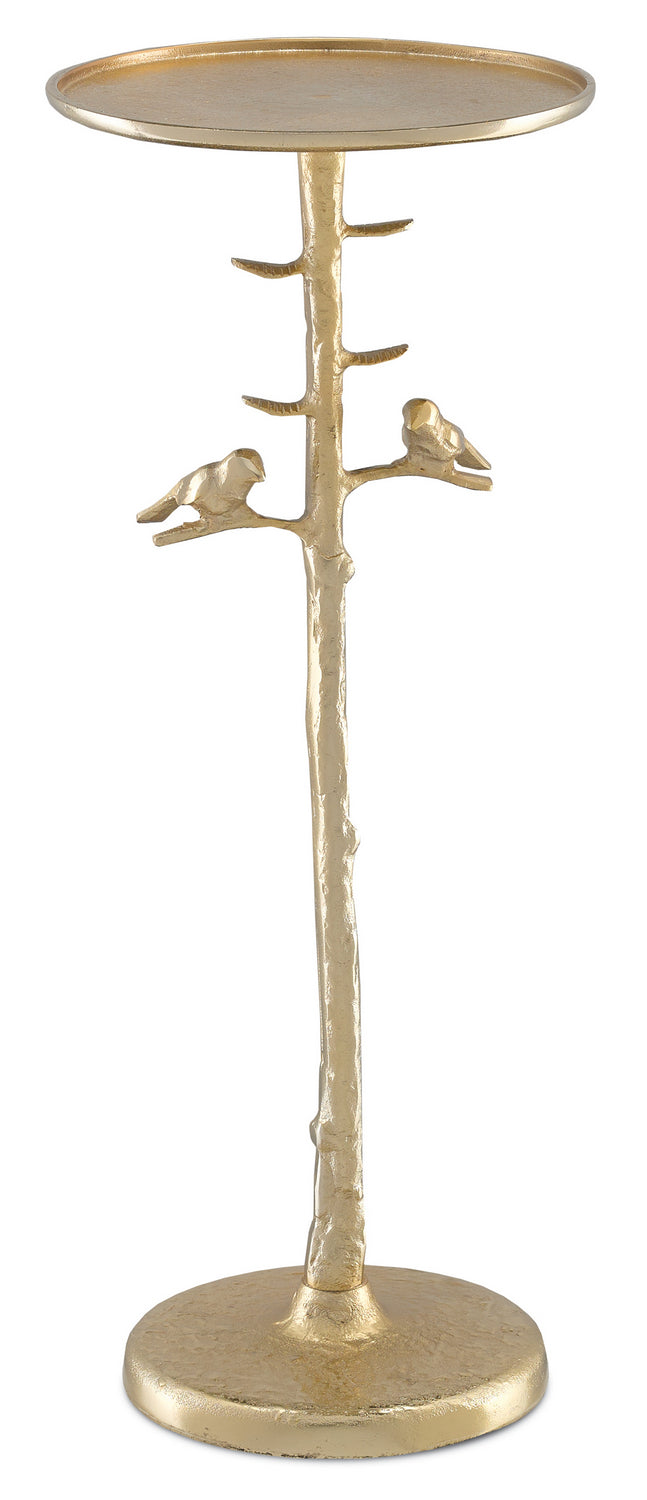 Currey and Company Drinks Table from the Piaf Collection collection in Gold finish