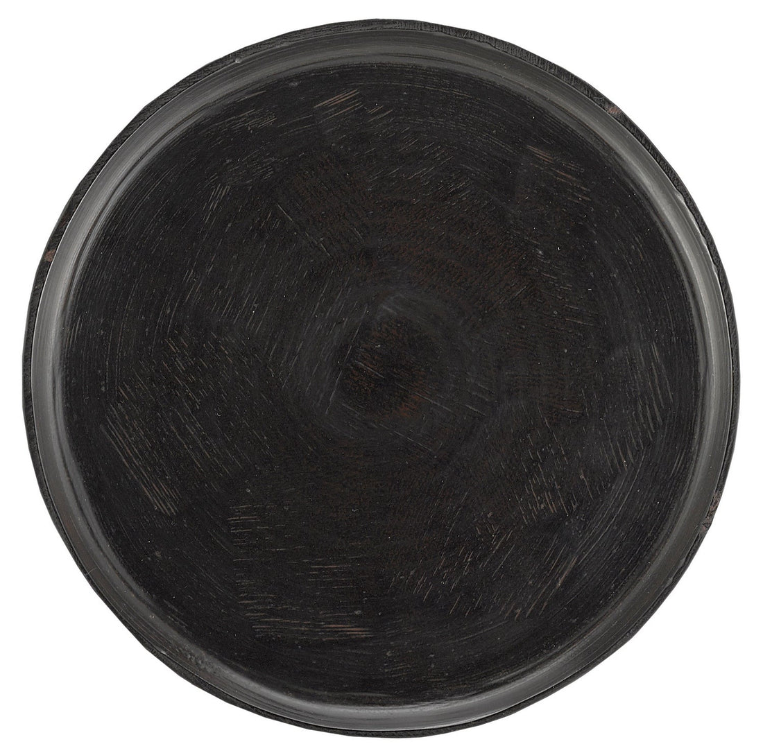 Currey and Company Drinks Table from the Talia Collection collection in Matte Bronze finish