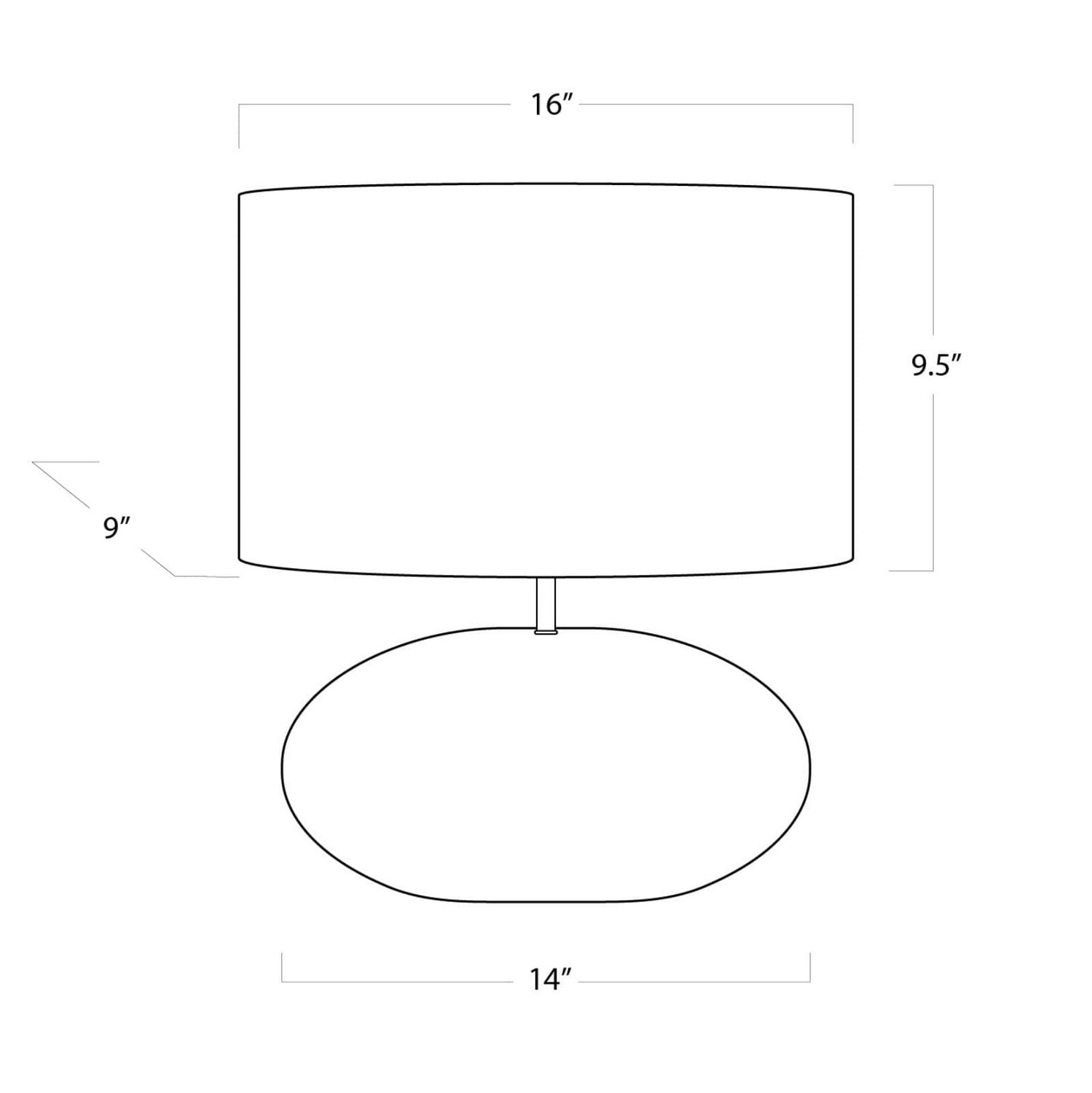 Regina Andrew One Light Mini Lamp from the Joule collection in Natural Brass finish