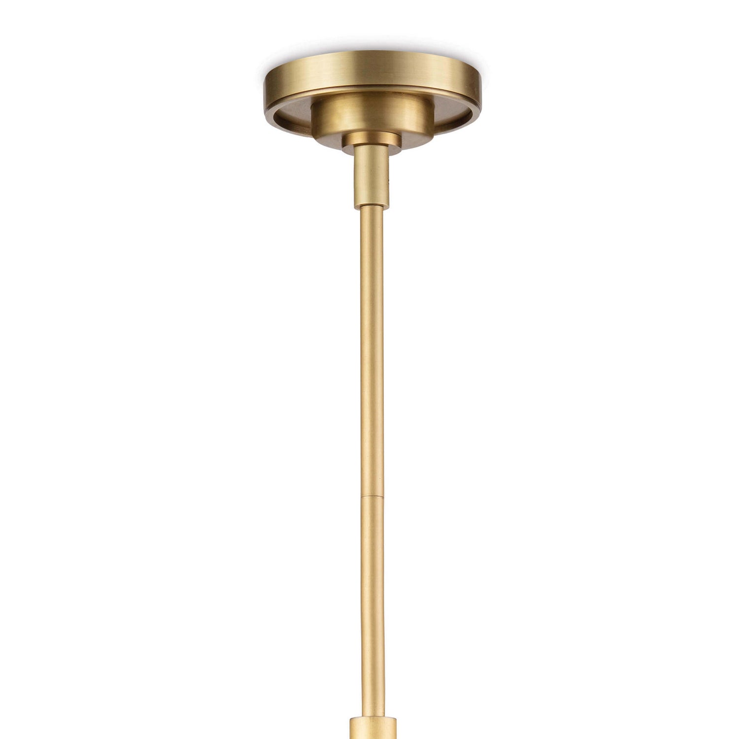 Regina Andrew Three Light Pendant from the Cafe collection in Natural Brass finish