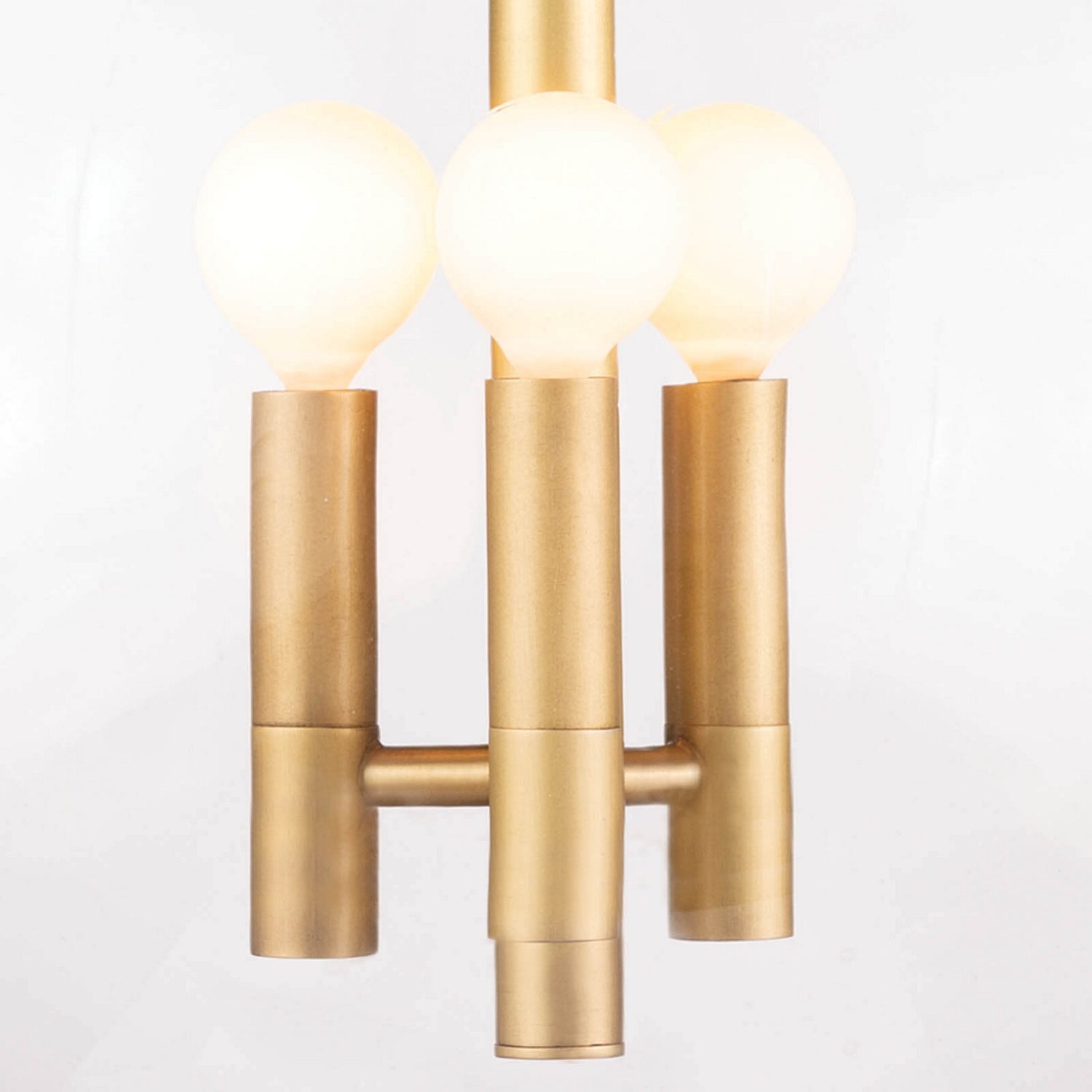Regina Andrew Three Light Pendant from the Cafe collection in Natural Brass finish