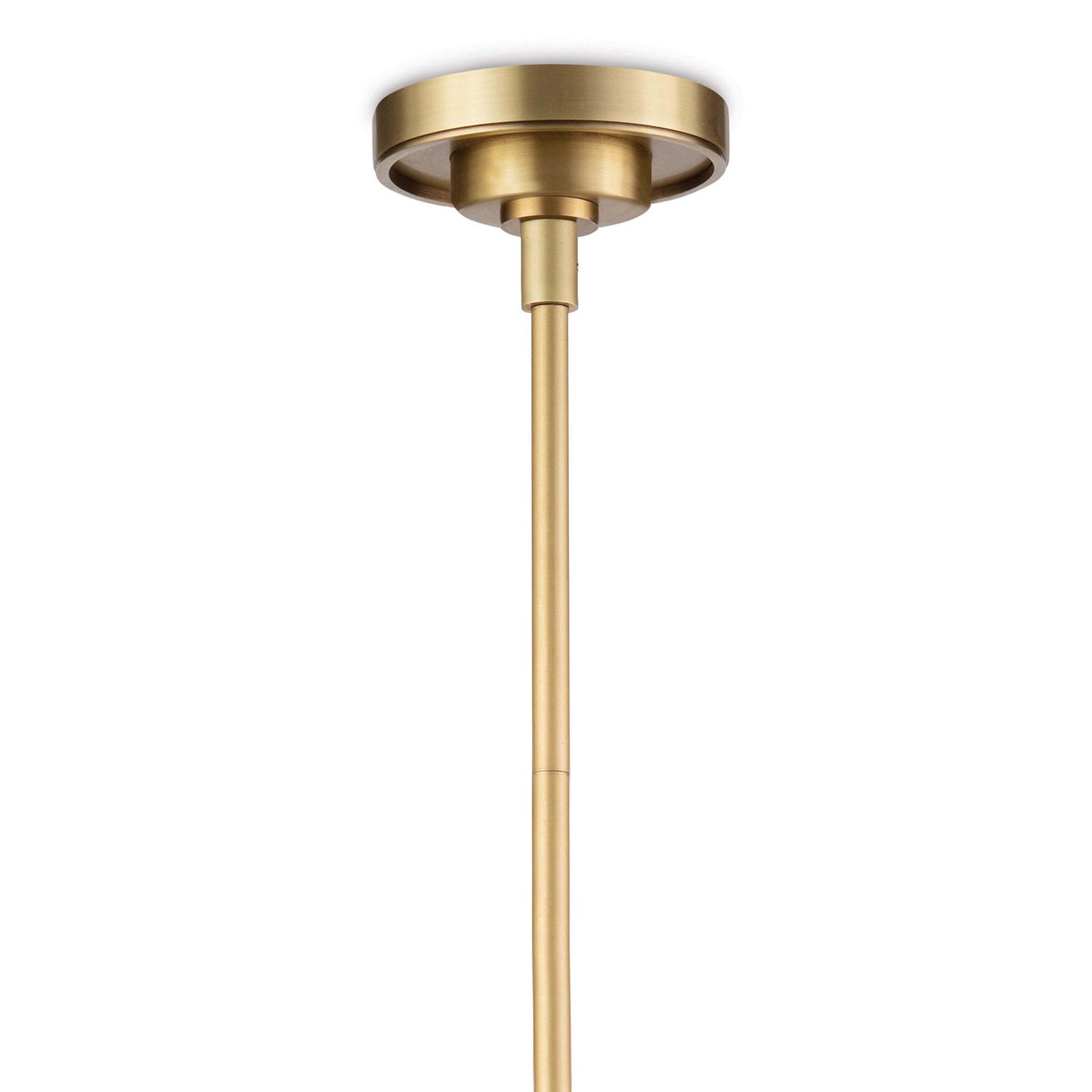 Regina Andrew Three Light Pendant from the Cafe collection in Natural Brass finish