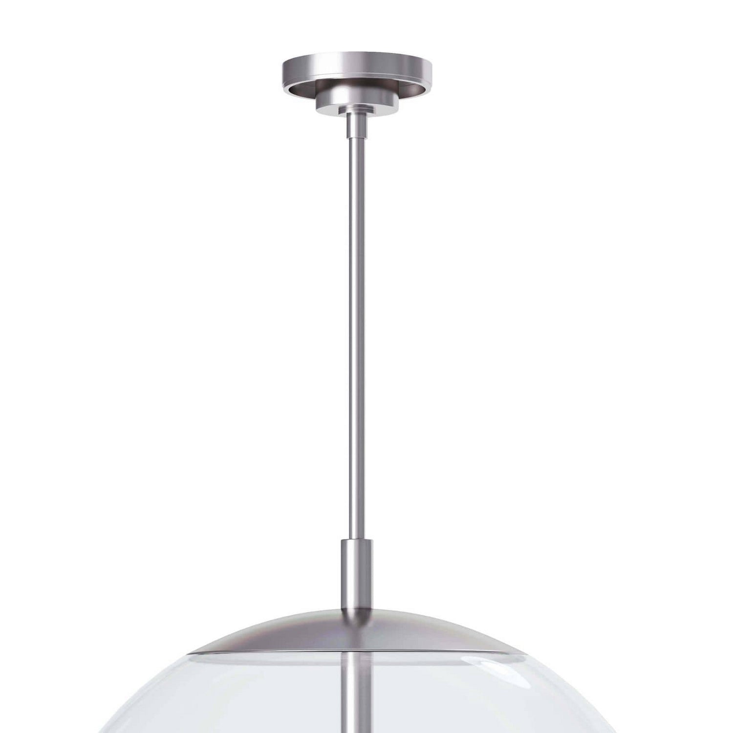 Regina Andrew Four Light Chandelier from the Cafe collection in Polished Nickel finish