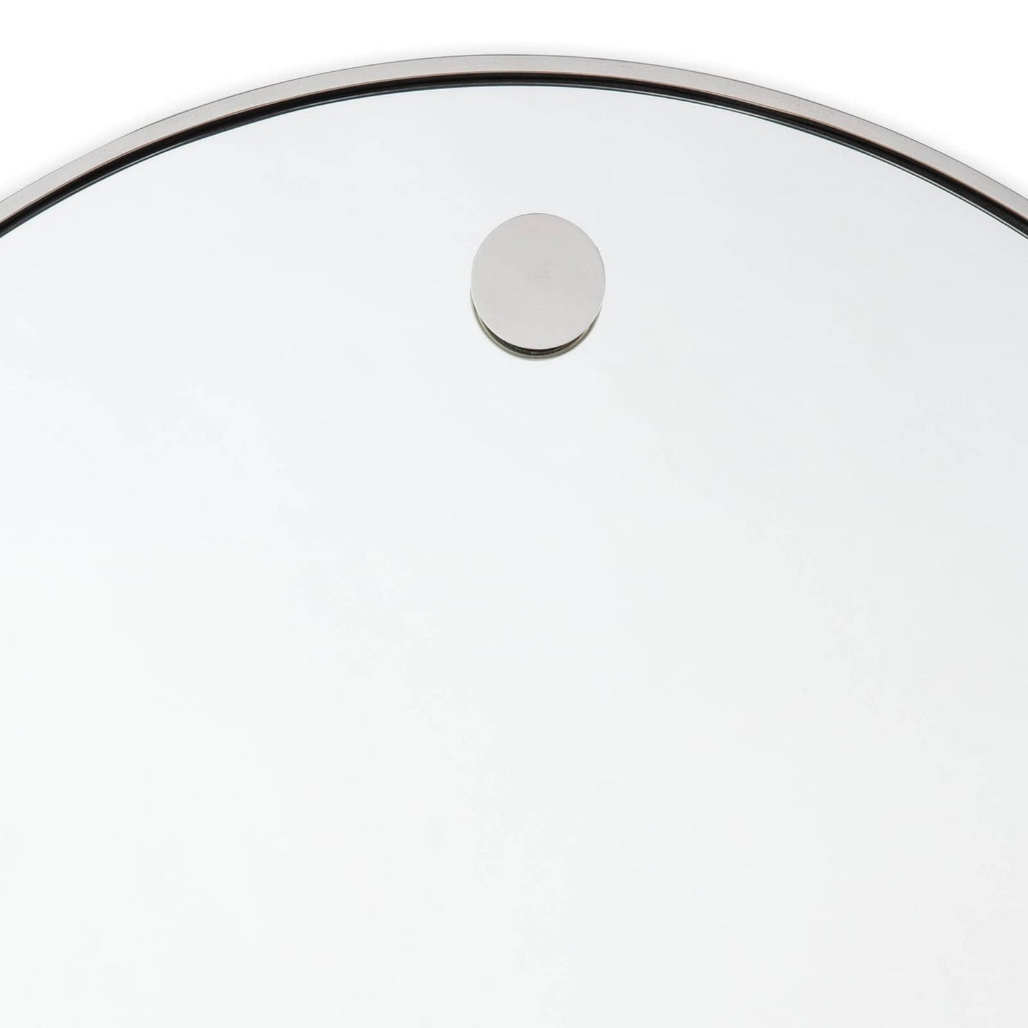 Regina Andrew Mirror from the Hanging collection in Polished Nickel finish