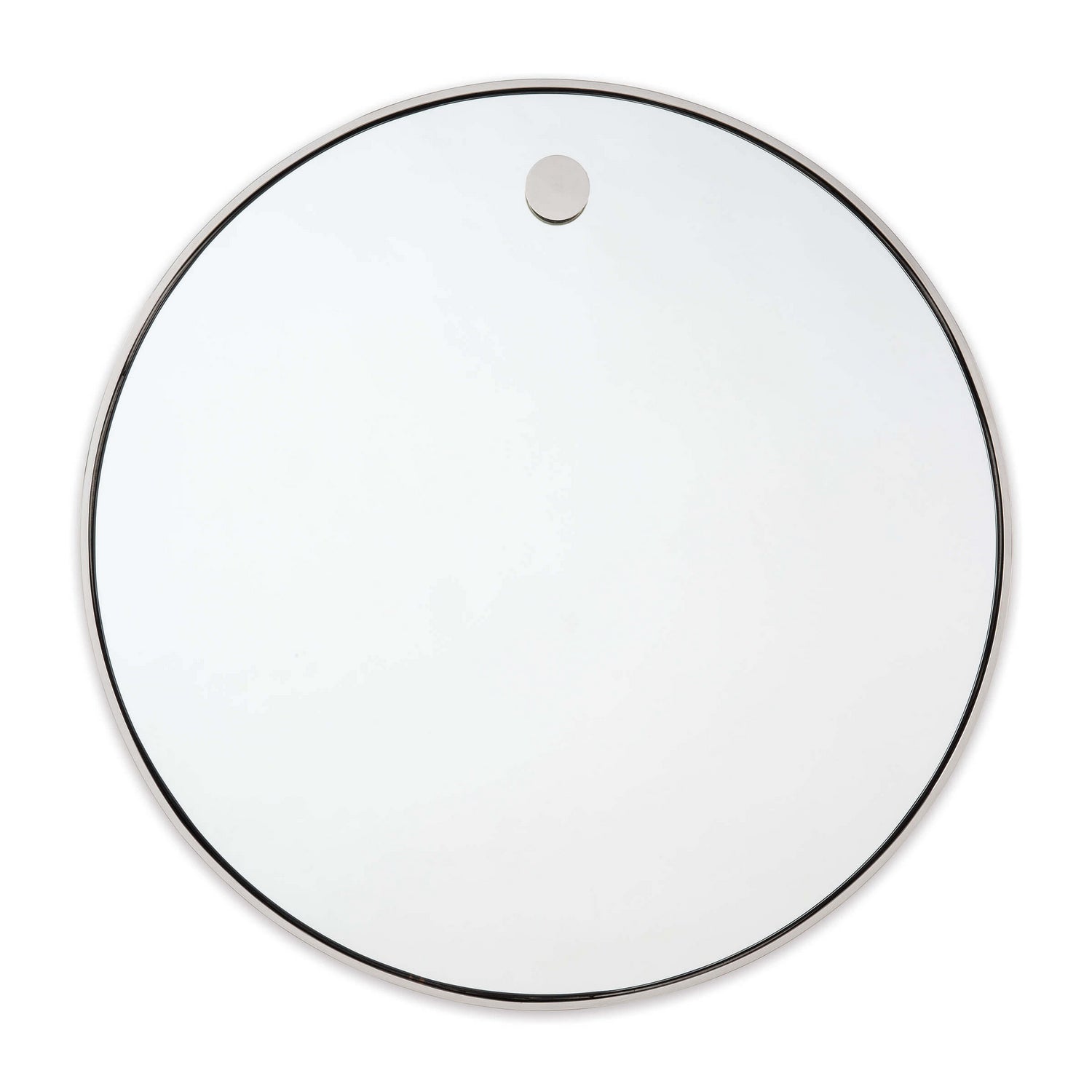 Regina Andrew Mirror from the Hanging collection in Polished Nickel finish