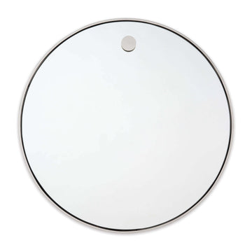 Regina Andrew Mirror from the Hanging collection in Polished Nickel finish