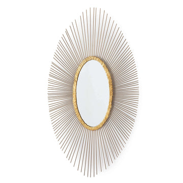 Regina Andrew Mirror from the Sedona collection in Antique Gold Leaf finish