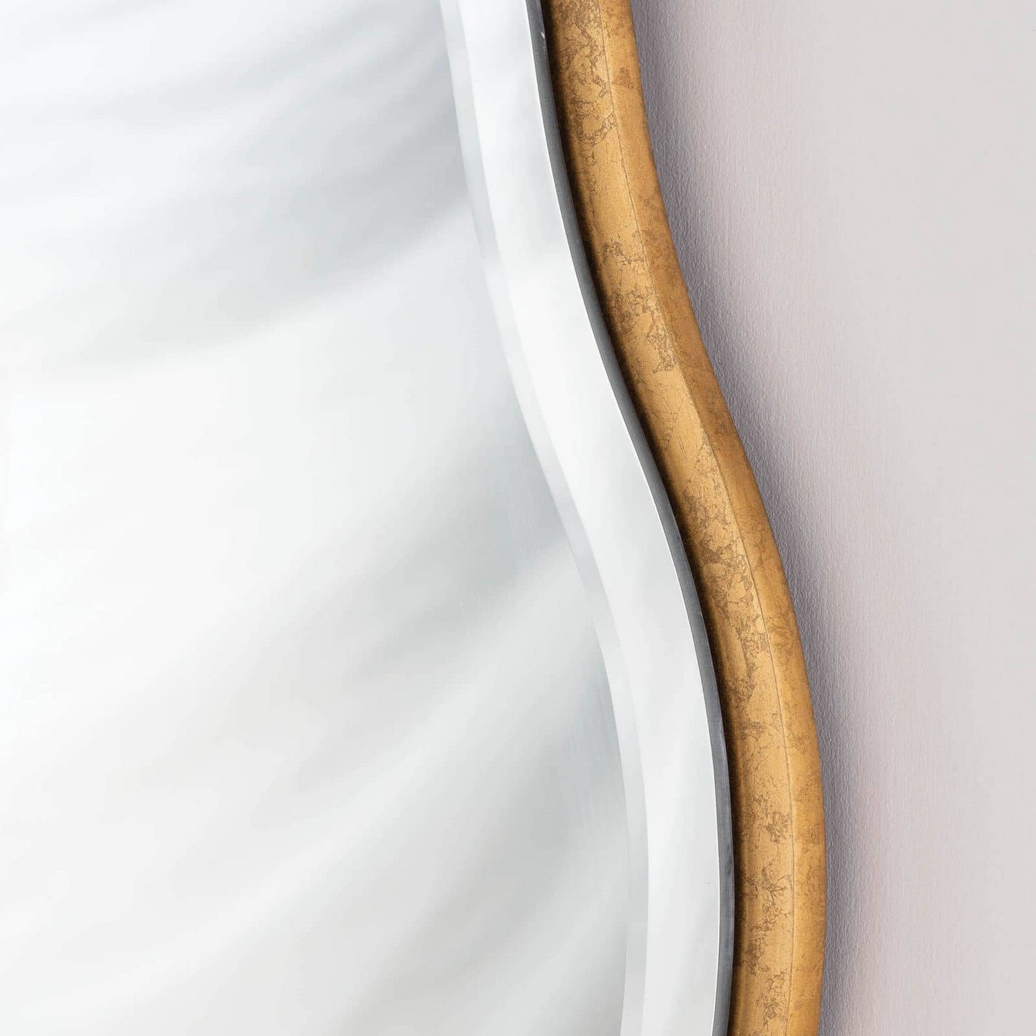 Regina Andrew Mirror from the Candice collection in Gold Leaf finish