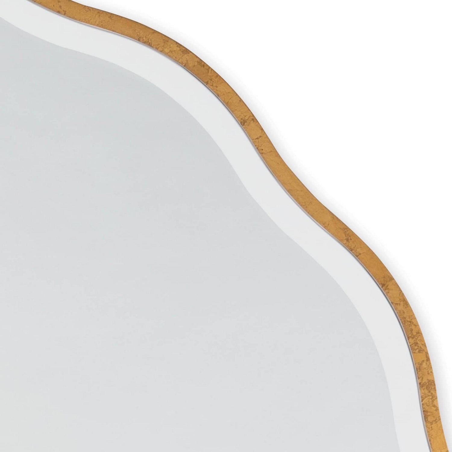 Regina Andrew Mirror from the Candice collection in Gold Leaf finish