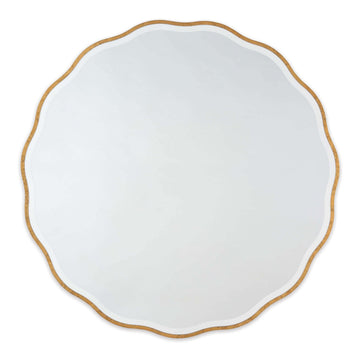 Regina Andrew Mirror from the Candice collection in Gold Leaf finish