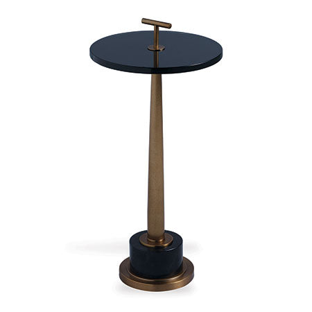 Port 68 Toronto Brass Accent Table