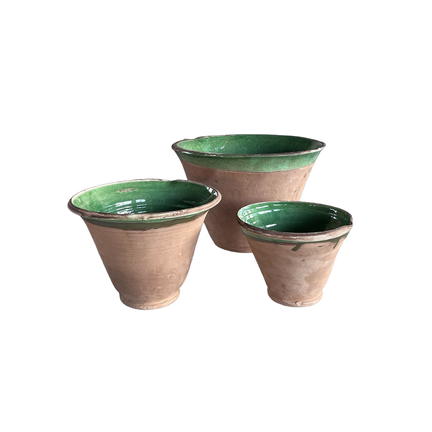 Design Shop Light Green Cottage Crafted Bowls (Set of 3)