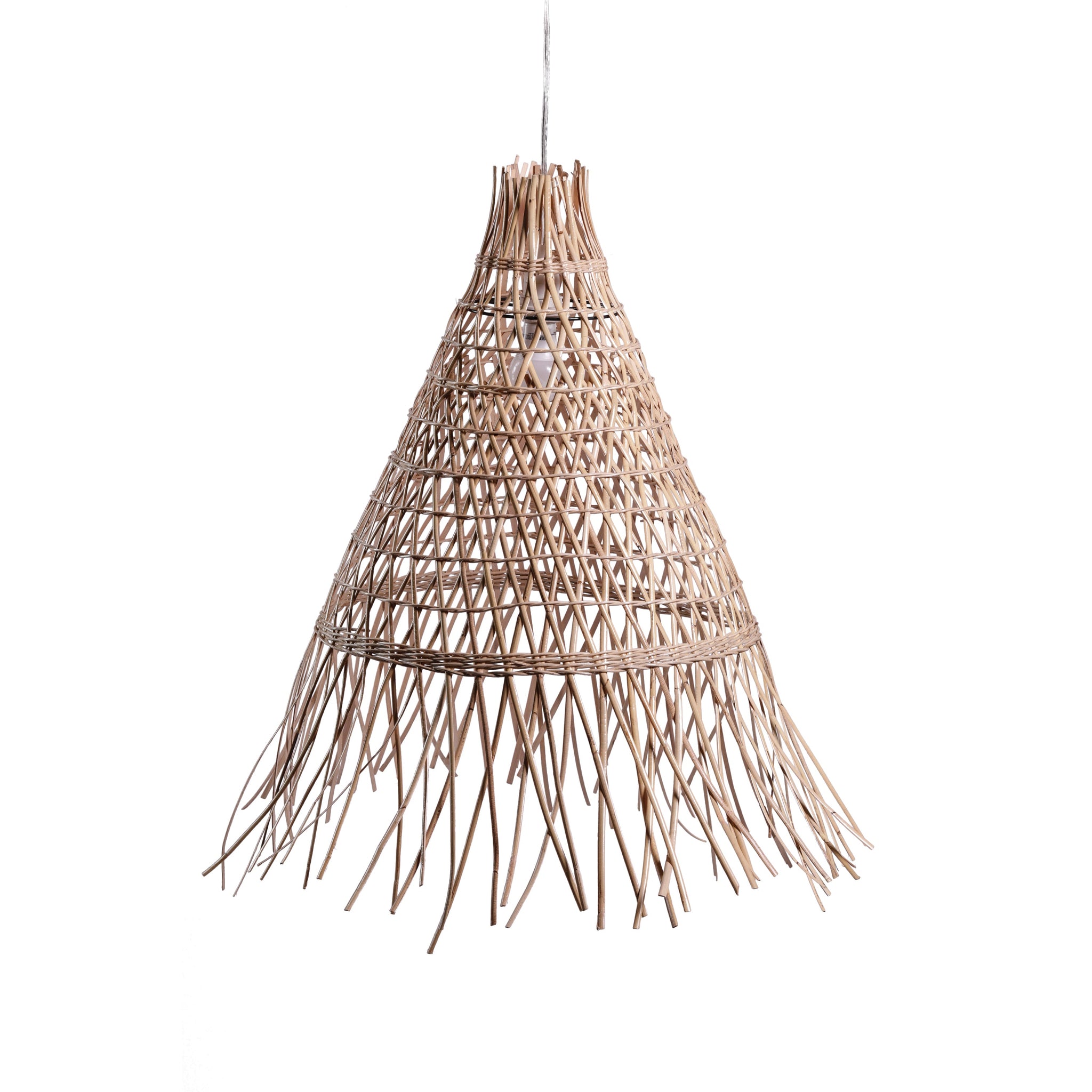 Zodax Perissa Rattan Pendant Lamp, L - 28.5"