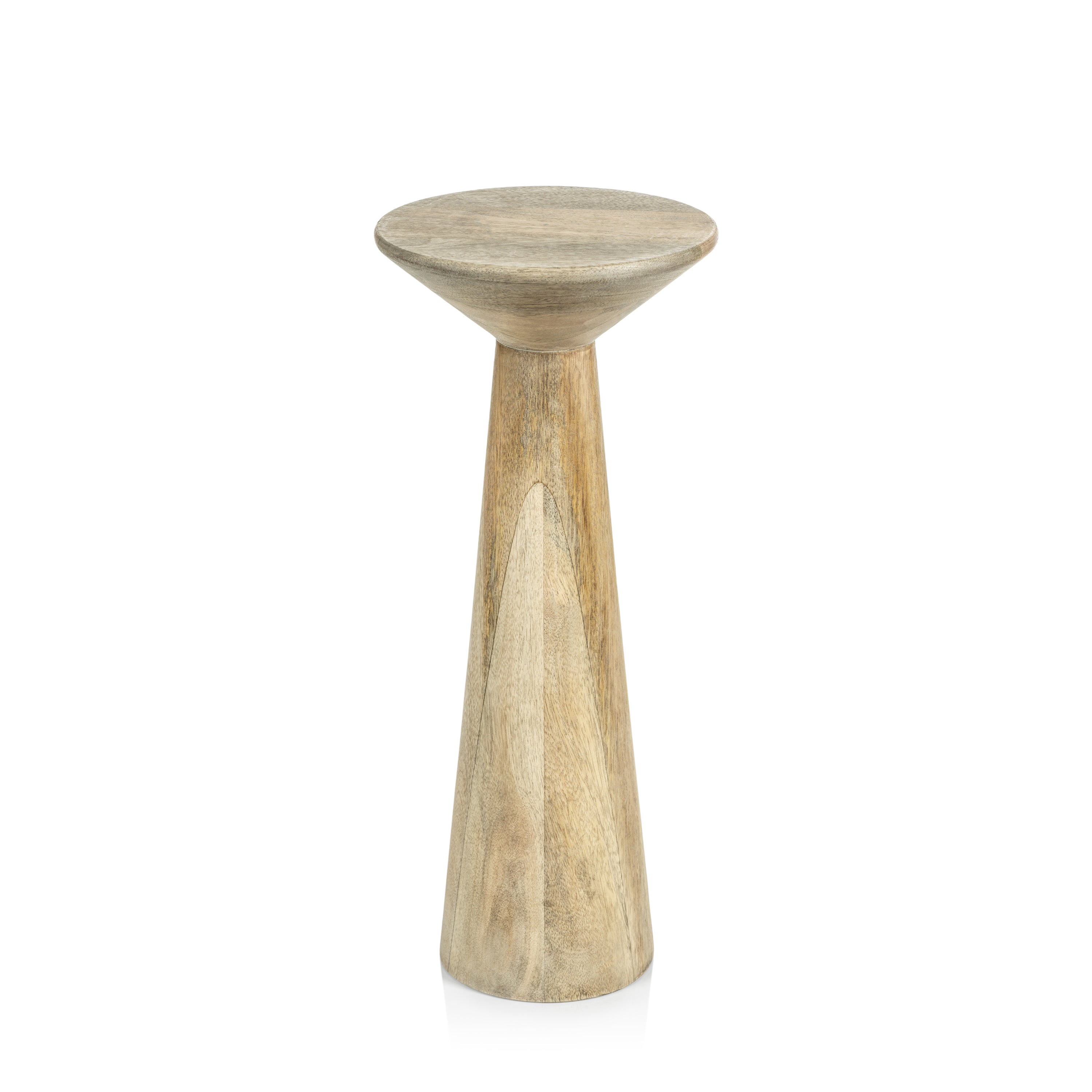 Zodax Brescia Mango Wood Accent Table, Tall- 21"