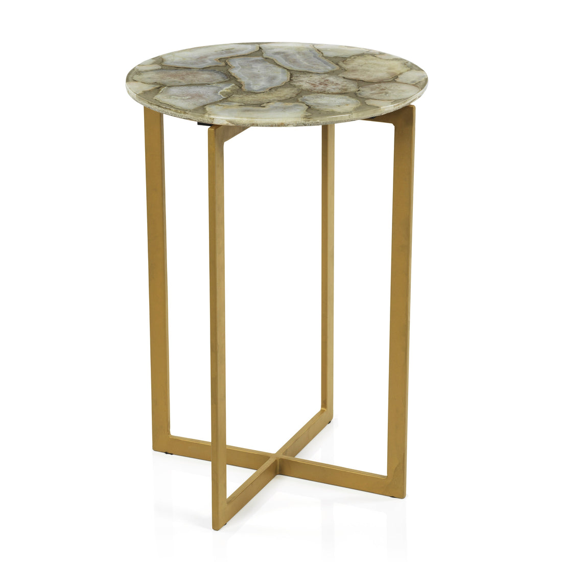 Zodax Sarcelles Agate Accent Table