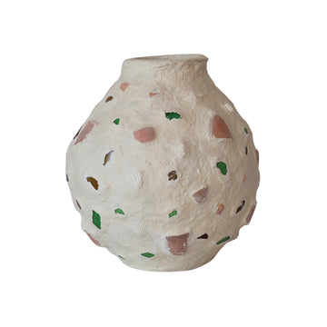 Design Shop Decorative Handmade Paper Mache Vase (Each One Will Vary)