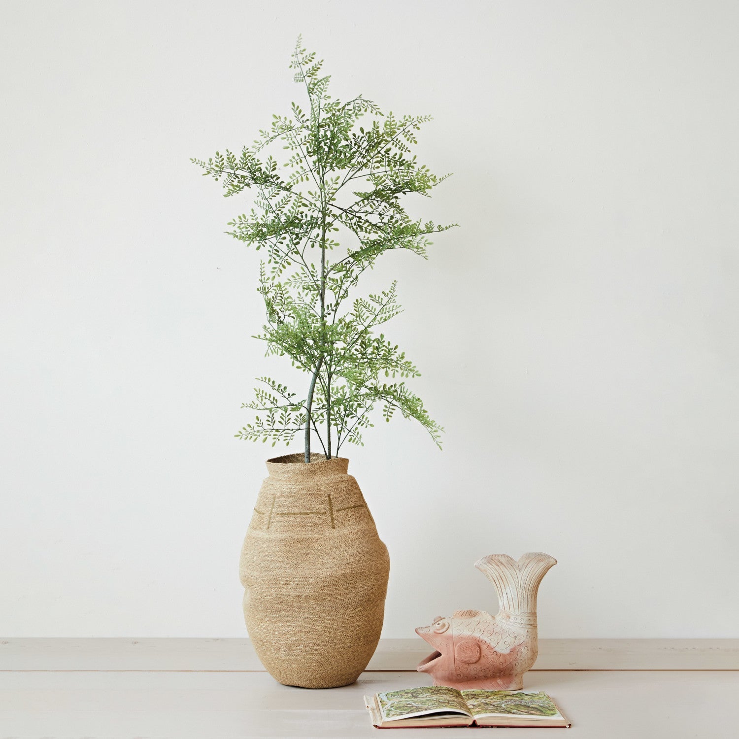 Design Shop Woven Seagrass Basket w/ Pattern