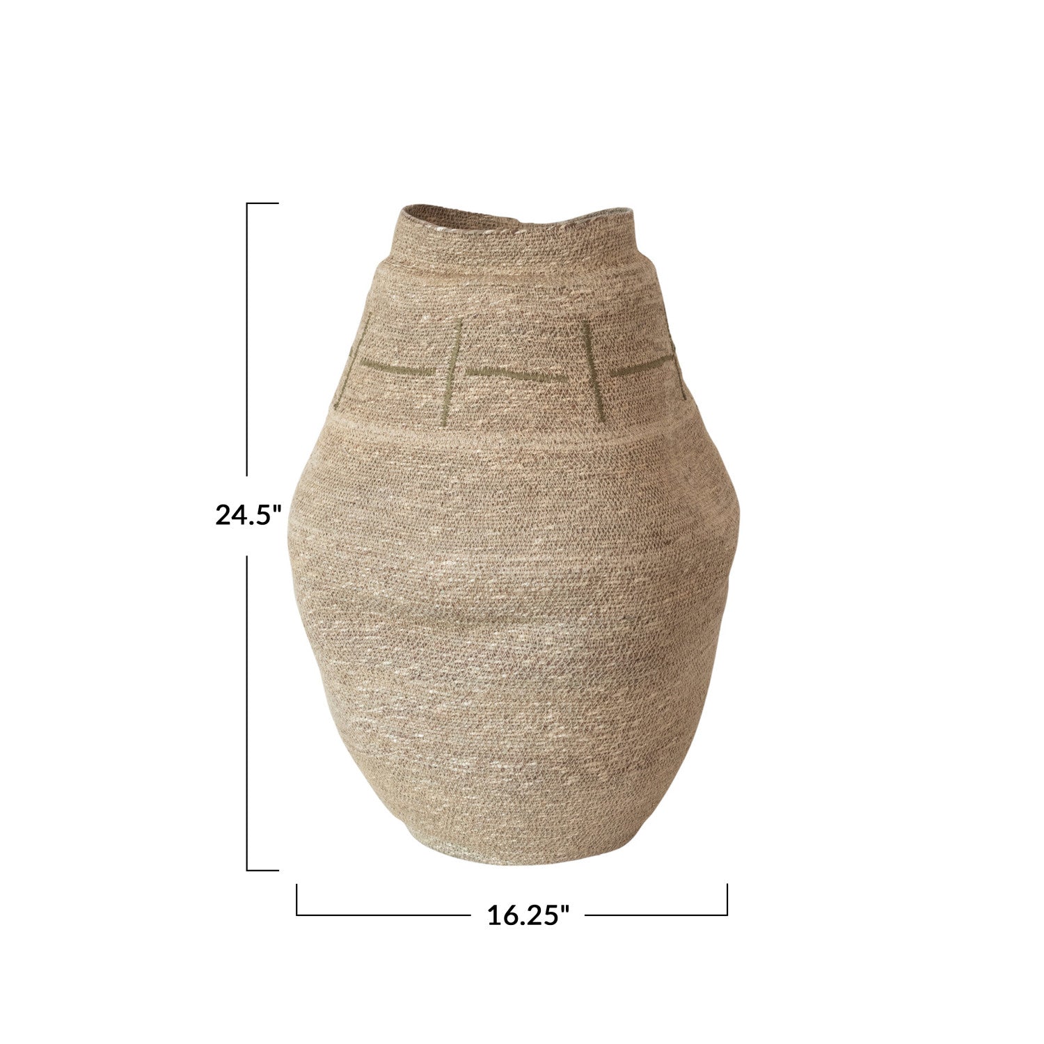 Design Shop Woven Seagrass Basket w/ Pattern