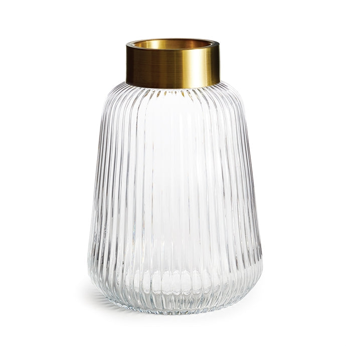 Jasper Fluted Glass Vase