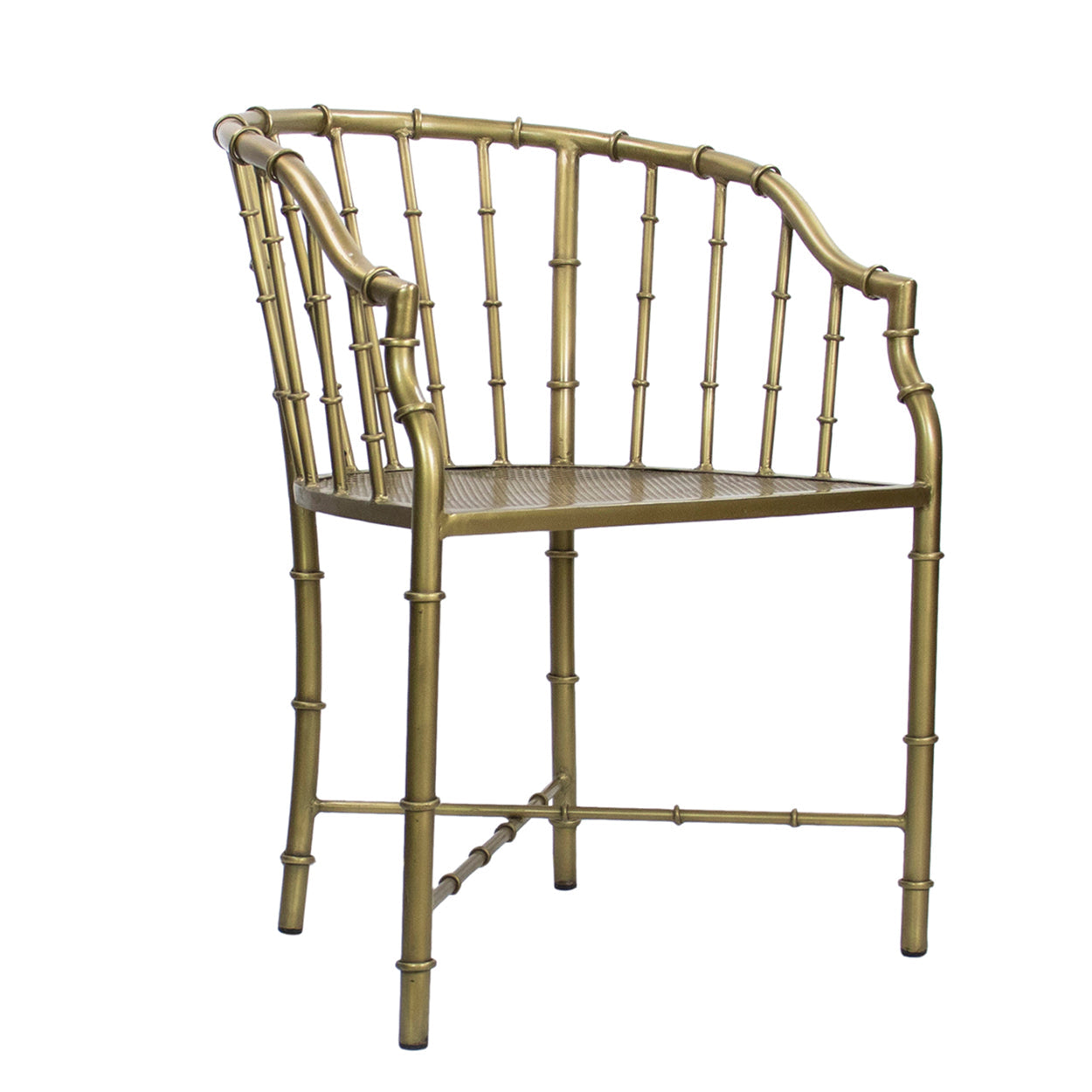 Design Shop Brass Bamboo Armchair