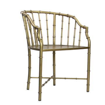 Design Shop Brass Bamboo Armchair