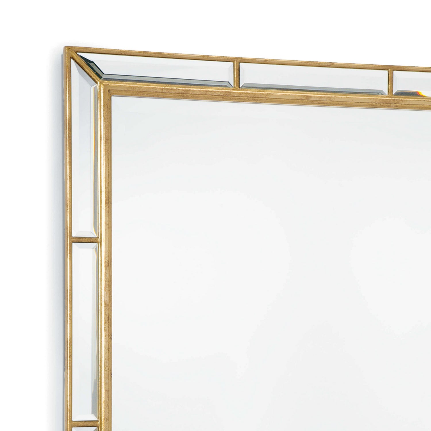 Regina Andrew Mirror from the Plaza collection in Antique Gold Leaf finish