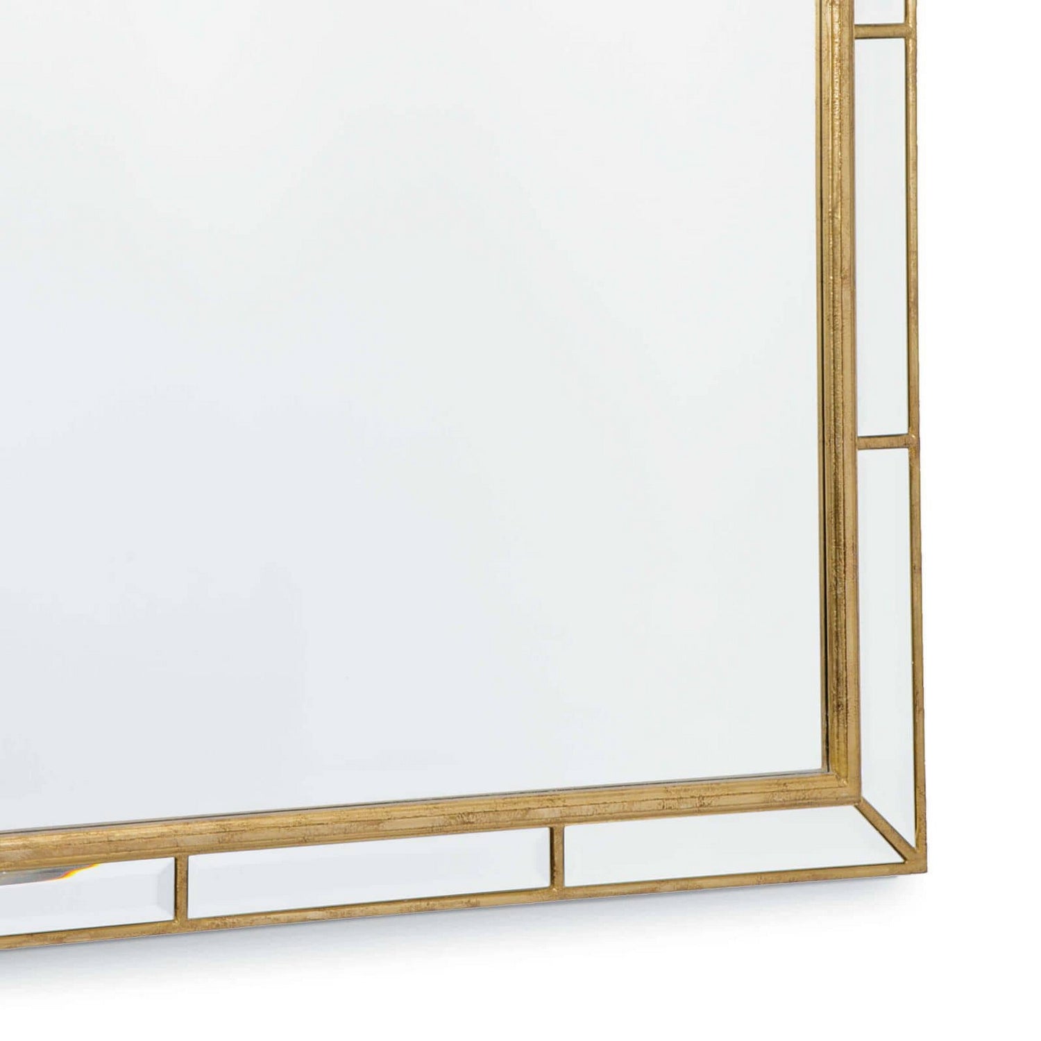 Regina Andrew Mirror from the Plaza collection in Antique Gold Leaf finish