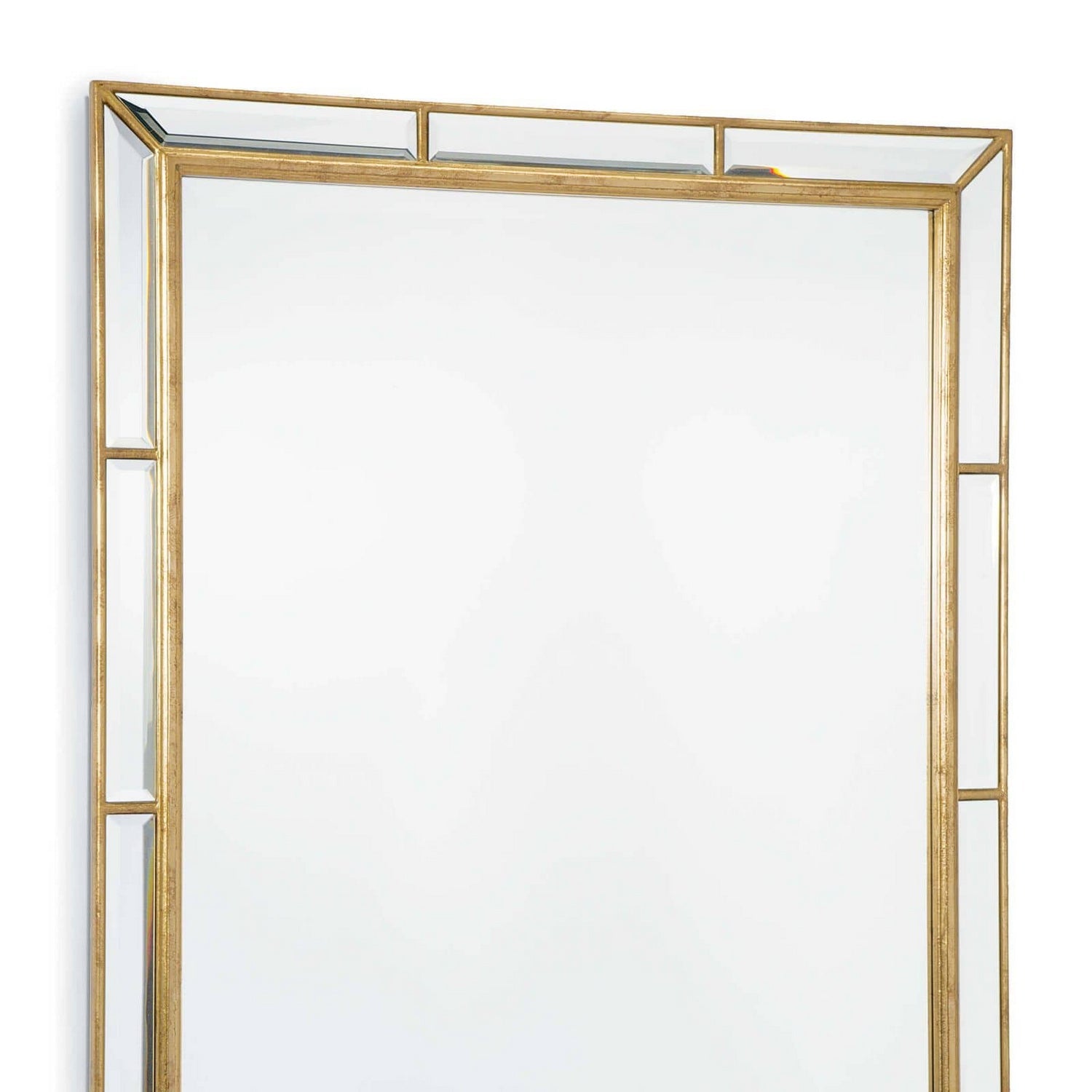 Regina Andrew Mirror from the Plaza collection in Antique Gold Leaf finish
