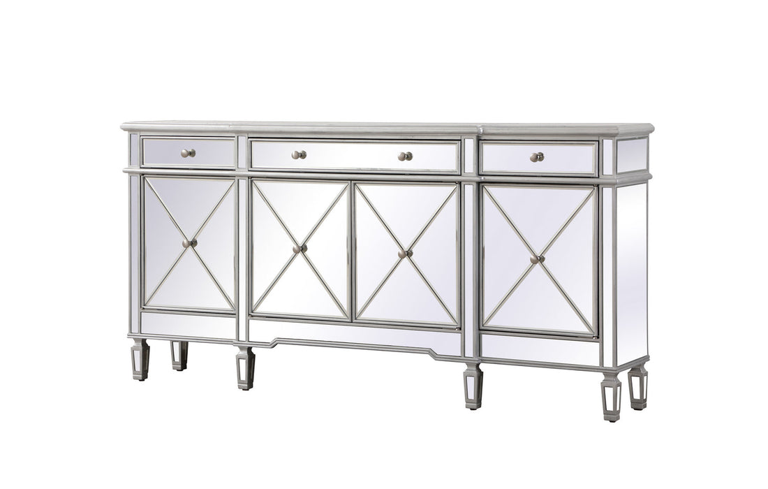 Elegant Lighting Credenza from the Contempo collection in Silver finish