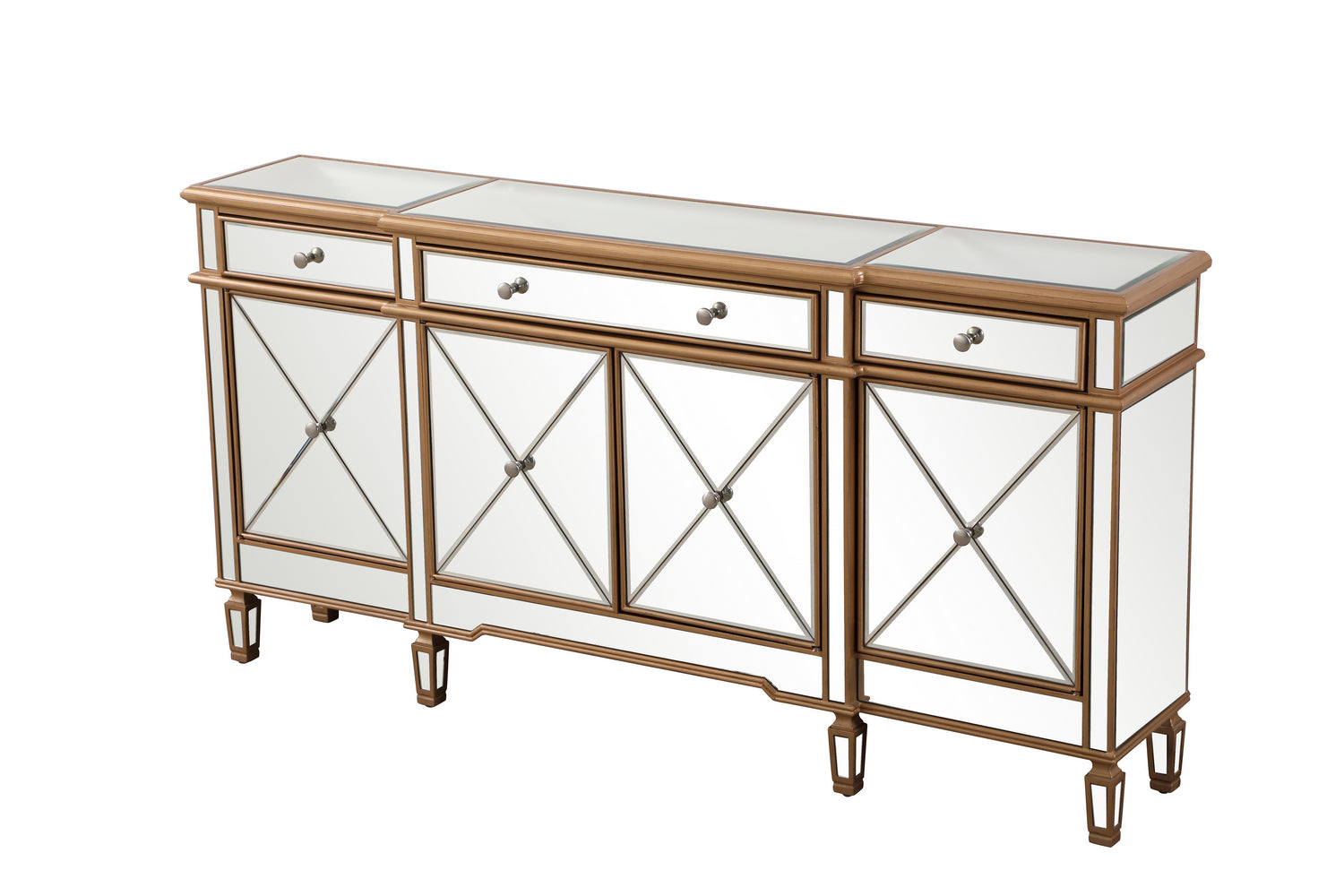 Elegant Lighting Credenza from the Contempo collection in Gold finish