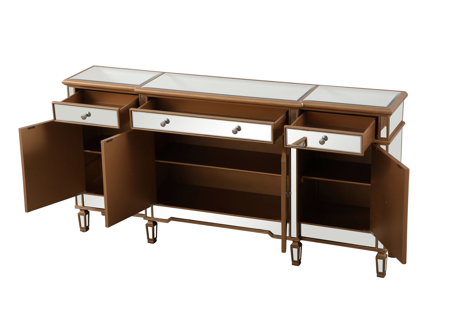 Elegant Lighting Credenza from the Contempo collection in Gold finish