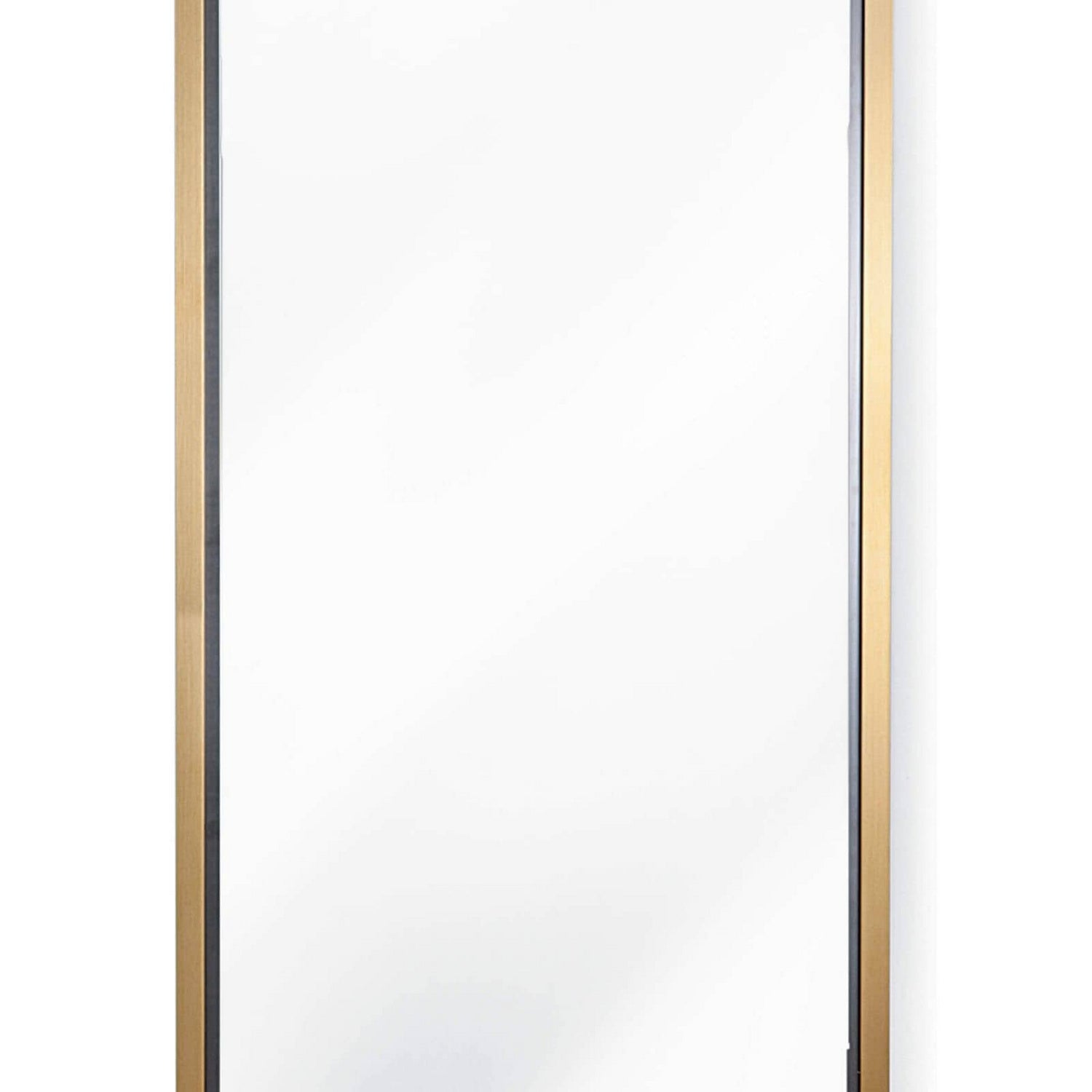 Regina Andrew Mirror from the Dressing collection in Natural Brass finish