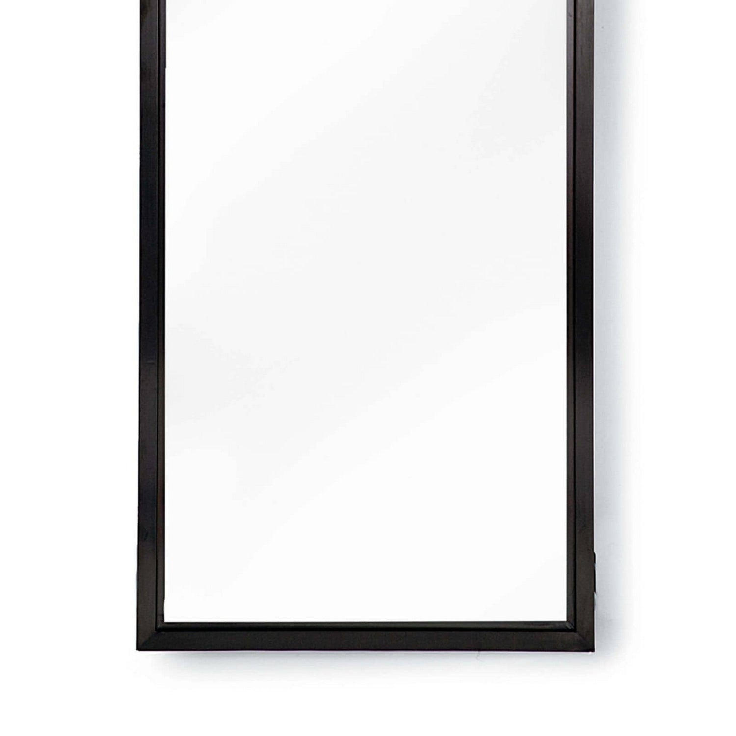 Regina Andrew Mirror from the Dressing collection in Blackened Steel finish